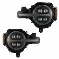 Powerplay 880259 Nova-series Projector Headlights for 2021-2023 Ford Bronco PO3578918